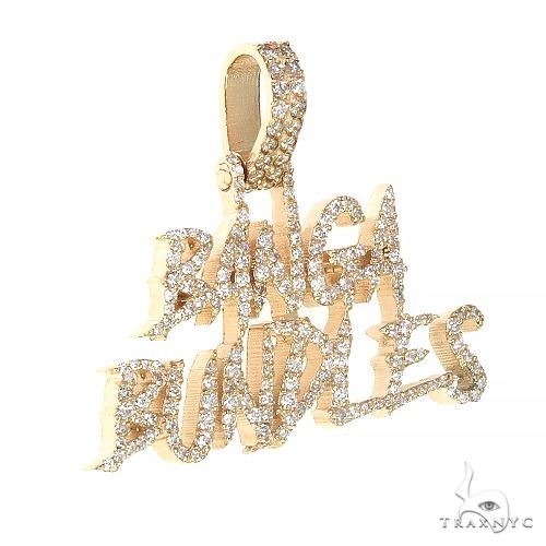 Custom Made 'Banga Bundles' Diamond Pendant 66937 - Image 2