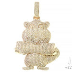 Custom Made Beaver Diamond Pendant 65746 - Image 1