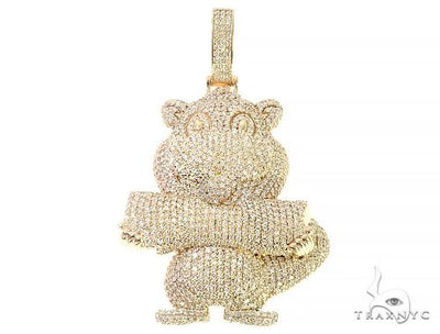 Custom Made Beaver Diamond Pendant 65746 - Image 1