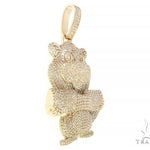 Custom Made Beaver Diamond Pendant 65746 - Image 2
