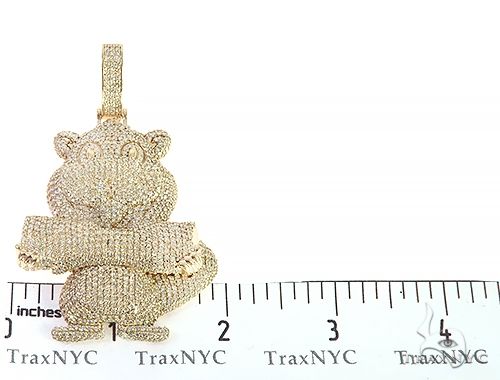 Custom Made Beaver Diamond Pendant 65746 - Image 6