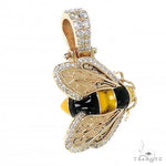 Custom Made Bee Diamond Pendant 67206 - Image 2