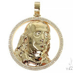 Custom Made Benjamin Franklin Diamond Pendant 66012 - Image 1