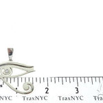 Custom Made Bezel Diamond Eye of Horus Pendant Egyptian Evil Eye 65131 - Image 6