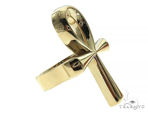Custom Made Big Heavy Ankh Ring 65786 - Image 3