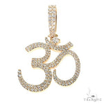 Custom Made Big OM Diamond Pendant 67465 - Image 1