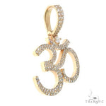 Custom Made Big OM Diamond Pendant 67465 - Image 2