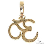 Custom Made Big OM Diamond Pendant 67465 - Image 4