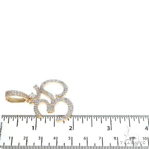 Custom Made Big OM Diamond Pendant 67465 - Image 6