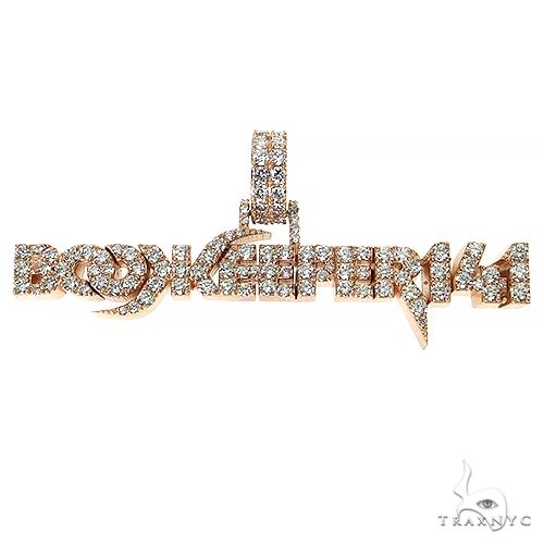 Custom Made 'Book Keeper' Logo Diamond Pendant 68716 - Image 1