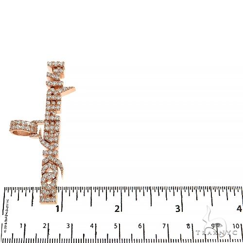 Custom Made 'Book Keeper' Logo Diamond Pendant 68716 - Image 6