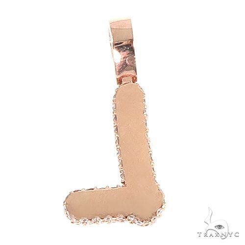 Custom Made Bubble Letter Diamond Pendant 67090 - Image 3