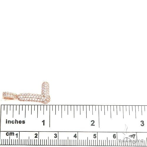 Custom Made Bubble Letter Diamond Pendant 67090 - Image 5