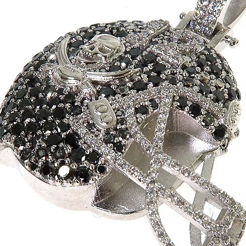 Custom Made Buccaneers Helmet Diamond Pendant 68019 - Image 3