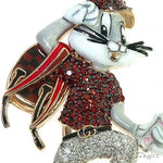 Custom Made Bugs Bunny Diamond Pendant 66386 - Image 4