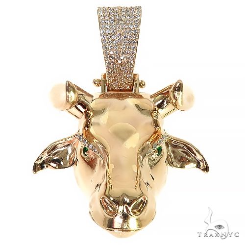 Custom Made Bull Pendant 67348 - Image 1