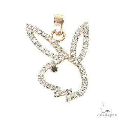 Custom Made Bunny Diamond Pendant 67346 - Image 1