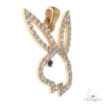 Custom Made Bunny Diamond Pendant 67346 - Image 2