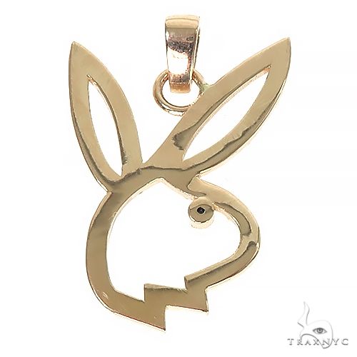 Custom Made Bunny Diamond Pendant 67346 - Image 4