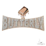 Custom Made Butterly Diamond Pendant 67504 - Image 1