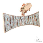 Custom Made Butterly Diamond Pendant 67504 - Image 2