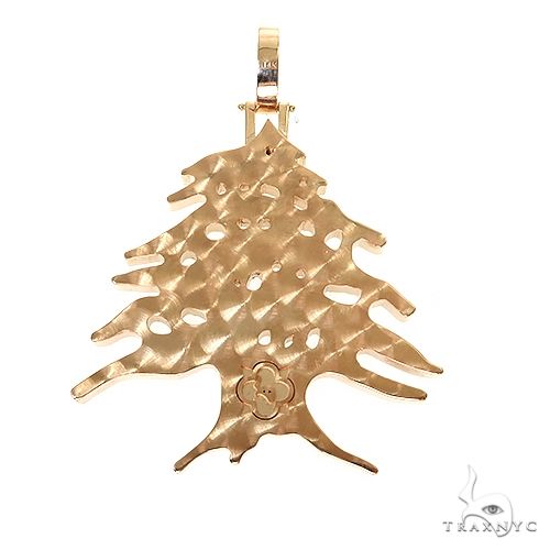 Custom Made Cedar Tree Diamond Pendant 67597 - Image 4