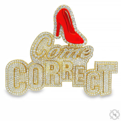 Custom Made Come Correct Diamond Pendant 70849 - Image 1