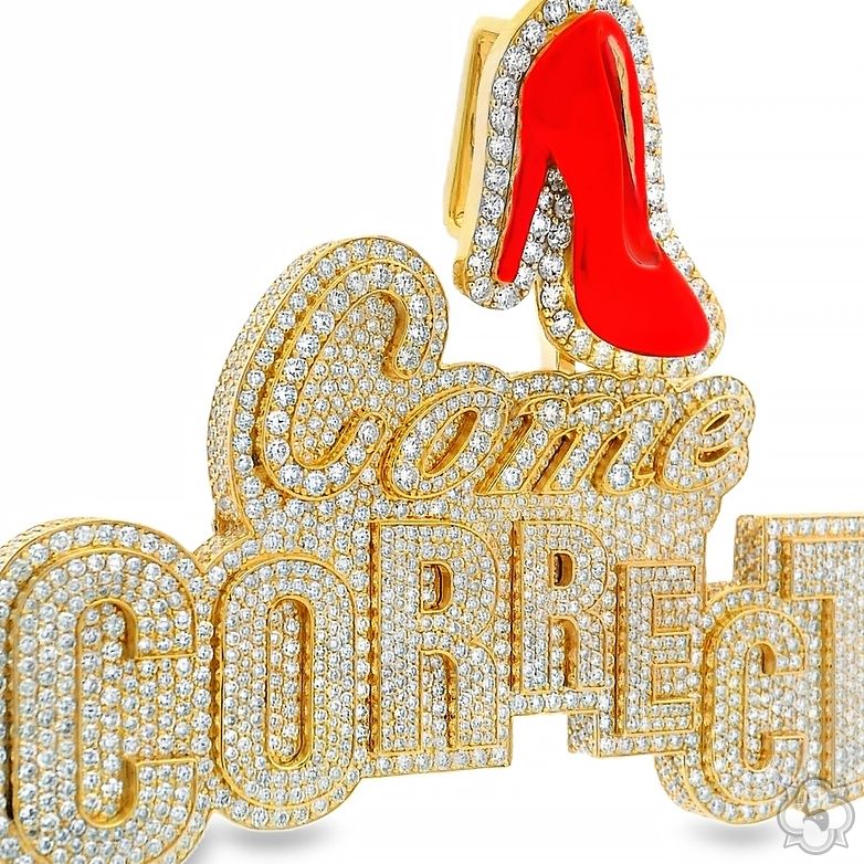 Custom Made Come Correct Diamond Pendant 70849 - Image 4