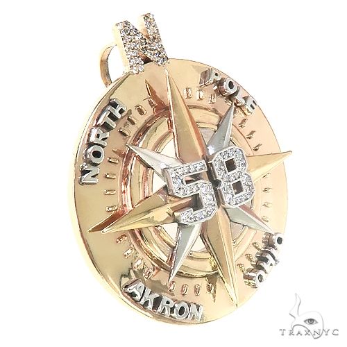 Custom Made Compass Pendant 66833 - Image 2