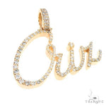 Custom Made 'Criz' Diamond Name Pendant 67243 - Image 2