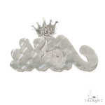 Custom Made Crown Name Diamond Pendant 67250 - Image 4