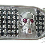 Custom Made Cuban ID Skull Bracelet 65790 - Image 3