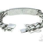 Custom Made Cuban ID Skull Bracelet 65790 - Image 5
