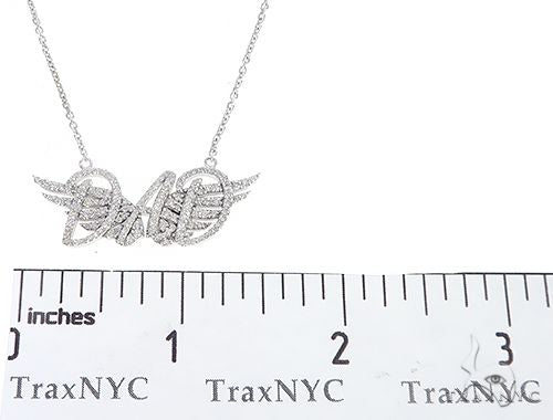 Custom Made DAD Pendant With Angel Wings 65653 - Image 6