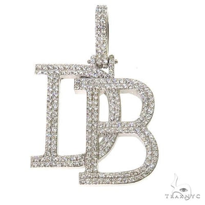 Custom Made 'DB' Diamond Pendant 67604 - Image 1