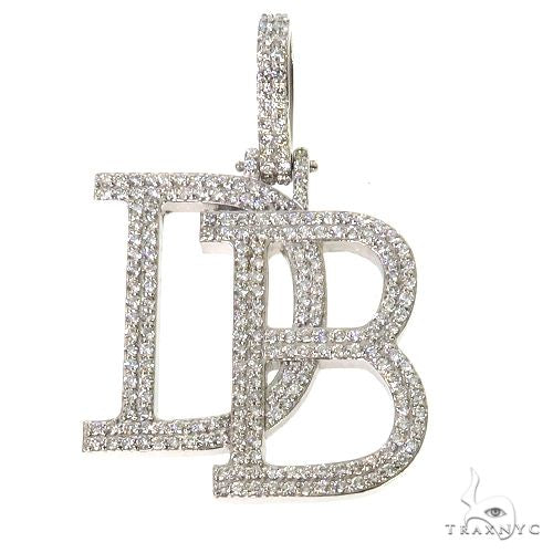 Custom Made 'DB' Diamond Pendant 67604 - Image 1