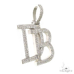 Custom Made 'DB' Diamond Pendant 67604 - Image 2