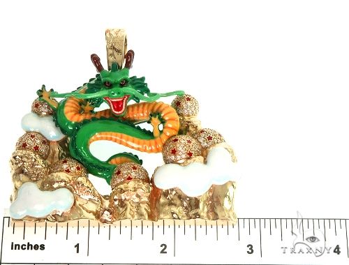 Custom Made DBZ Dragon Shenron w/ The 7 DragonBall Stars Pendant 66358 - Image 7
