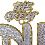 Custom Made 'DH' Diamond Pendant 68486 - Image 3