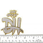 Custom Made 'DH' Diamond Pendant 68486 - Image 5