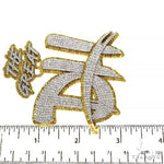 Custom Made 'DH' Diamond Pendant 68486 - Image 6