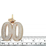 Custom Made Diamond '00' Pendant 67193 - Image 5