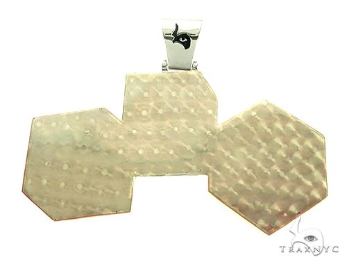 Custom Made Diamond 3 Blocks 730 Pendant 65784 - Image 3