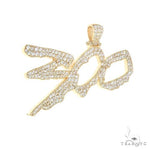 Custom Made Diamond '300' Pendant 66844 - Image 2