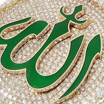 Custom Made Diamond Allah Islam Pendant 65486 - Image 4
