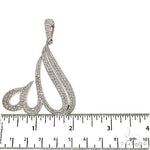 Custom Made Diamond Allah Pendant 68778 - Image 5