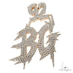 Custom Made Diamond 'BG92' Pendant 67883 - Image 1