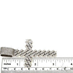 Custom Made Diamond Cuban Link Cross Pendant 67059 - Image 6