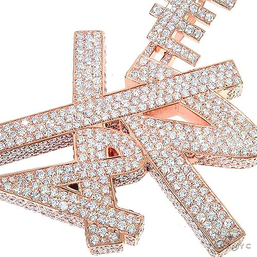 Custom Made Diamond 'EY&2' Pendant 67182 - Image 3