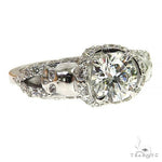 Custom Made Skull Diamond Engagement Ring 68536 - Image 2